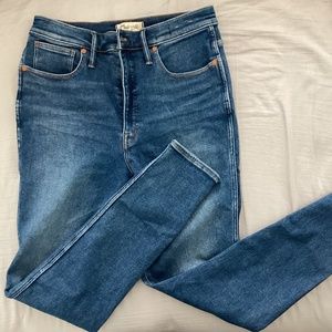 Madewell high rise skinny jeans 30 Tall